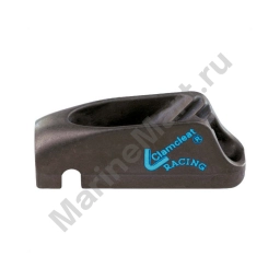 Стопор щелевой с направляющей Clamcleat Racing Junior Mk2 CL211MK2ANS2 55x16x20 мм анодированный для тросов 3-6 мм