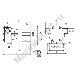 Помпа импеллерная Ancor PM15 5-22 л/мин 3/8"