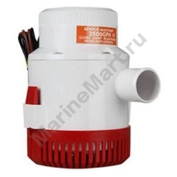 Seaflo SFBP2-G3500-01 3500 GPH 24V 8A Погружной насос Белая White / Orange / Black 182 x 139 mm