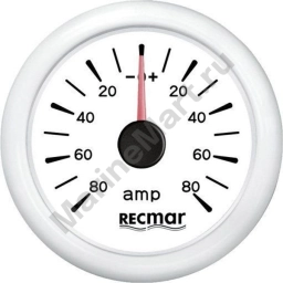 Recmar RECKY06300 80A Амперметр Белая  White 51 mm