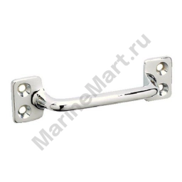 Seachoice 50-37521 Transom Поручень Серебристый Chrome / Brass 152x 33 x 89 mm