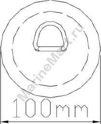 Кольцо D-образное малое, зеленое, 2 шт SSCL00045005-4_SET2