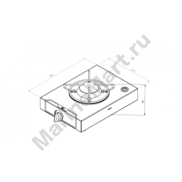 Navy load 2401509 Countertop 1.8KW Плита Серебристый Silver 210 x 290 x 95 mm