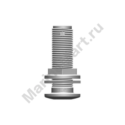 Кингстон TruDesign Domed 90425 1/2" BSP Ø13мм из белого нейлона армированного стекловолокном, 2 штуки