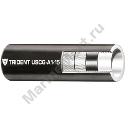 Trident marine 606-3650126 Type A1-15 And A1-10 Barrier Lined Топливный шланг Черный 1/2´´