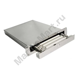 Forniture nautiche italiane 3030383 3 Шаги Нержавеющая сталь Сталь Лестница Бесцветный Silver