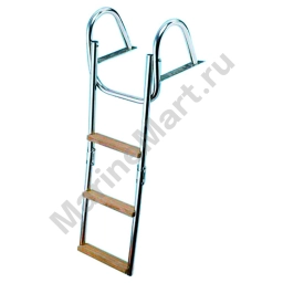 Forniture nautiche italiane 3030074 4 Складная лестница Бесцветный Silver