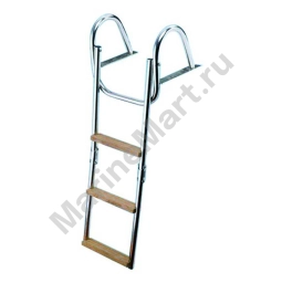 Forniture nautiche italiane 3030073 3 Складная лестница Золотистый Silver