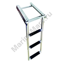 Forniture nautiche italiane 3030293 3 Шаги Нержавеющая сталь Сталь Лестница Серебристый Silver