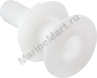 Разъем водосброса пластиковый под шланг 18 мм 15071