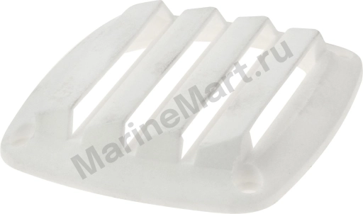 Решетка воздухозаборника 86х86х15 мм, белый 15201W