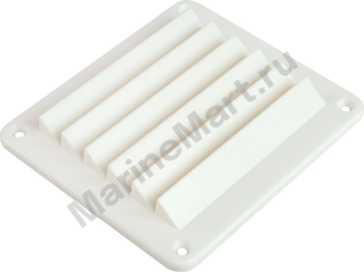 Решетка воздухозаборника 143х125х17 мм, белый 15204W