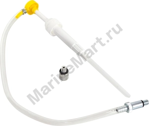 Насос ручной для замены масла в редукторе ПЛМ Suzuki, металлический адаптер 25663150500