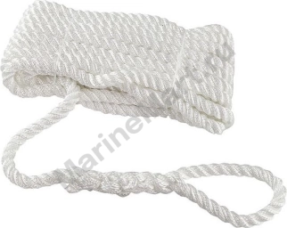 Конец швартовый d16мм, L10м, белый, трехпрядный STMLW0316