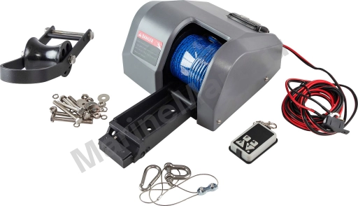 Лебедка якорная autoTRAC AUTODEPLOY 35SW, серая NSATD35SWGRY
