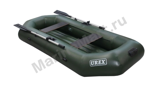 Надувная лодка ПВХ UREX 240У НД, зеленая UR-240UND
