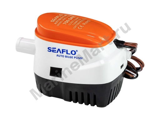 Помпа осушительная 12 В, 750GPH 2838,75 л/час), автоматическая, SeaFlo SFBP1G75006