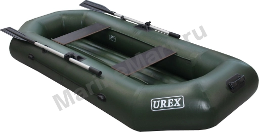 Надувная лодка ПВХ UREX 260У НД, зеленая UR-260UND