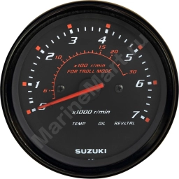 Тахометр 4", 7000 об/мин, Suzuki DF40A-200A, черный 3420093J43000