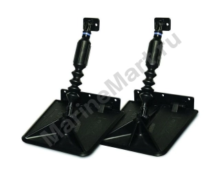 Комплект транцевых плит Nauticus серии SX, цвет черный, размер 9.5"х10" SX9510-80BL