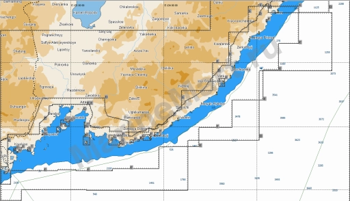 Карта C-MAP MAX-N+ DISCOVER MEDIUM, Kyongsong Man to Samarga RS-Y009
