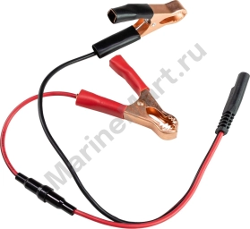 Провод крокодилы в SAE с держателем предохранителя, 0.3 м SFHC