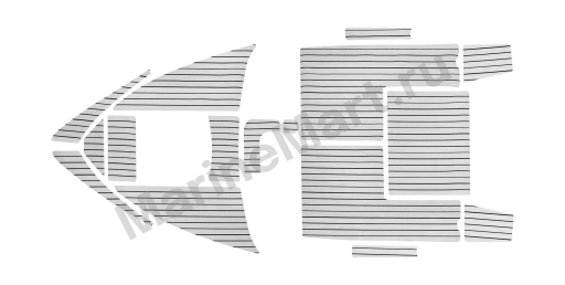 Комплект палубного покрытия для Феникс 560, тик серый, Marine Rocket teak_560_grey