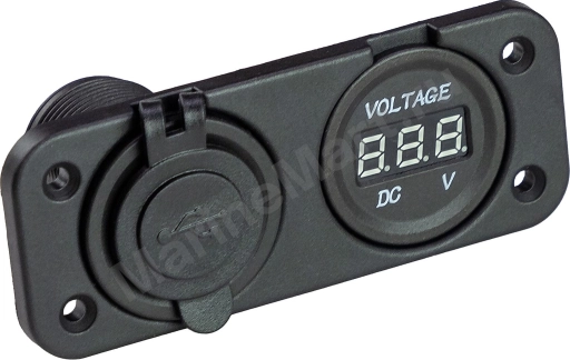 Разъем USB 5в 3.1А и цифровой вольтметр AD5-2013/4010