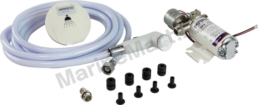 Комплект душа с гидрофором Marco SP2, 12/24 В, 10 л/мин, 29 PSI (2 бар) 16490015