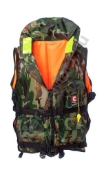 Жилет спасательный двусторонний универсальный COMFORT HUNTER (Охотник) 80-120 кг HUNTER80-120