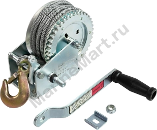 Лебедка для прицепа 1000 lbs (455 кг) с тросом 63502-CH