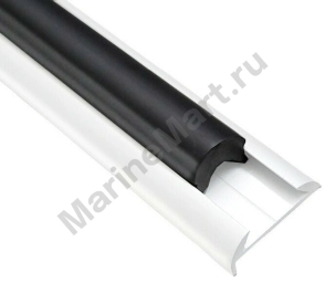 Вставка из ПВХ черная, бухта 24 м. 44-485-11