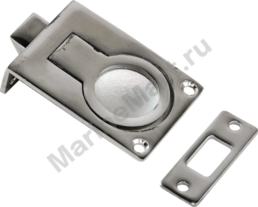 Ручка палубная потайная с защелкой, 57x40x17, нержавеющая, Marine Rocket MR110100