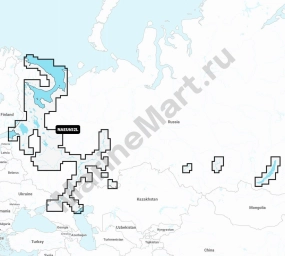 Карта Navionics Россия европейская часть, Белое море, Байкал EU652L_