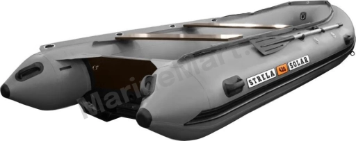 Надувная лодка ПВХ, SOLAR-470 Strela Jet tunnel, серый SLR470jet_strela_grey