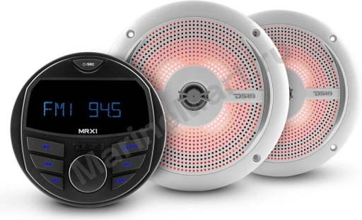 Морская аудиосистема RGB MRX16SL/WH, DS18 MRX16SL/WH