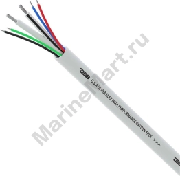 Кабель акустический одноканальный 12GA с проводами RGB 12-GA  MOFC12/18GA-100SWRGB, DS18 MOFC12/18GA-100SWRGB