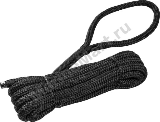 Конец швартовый d14мм, L5м, черный, Marine Rocket MR-QFML1405B