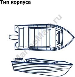 Тент транспортировочный для лодок длиной 5,0-5,3 м MA20210