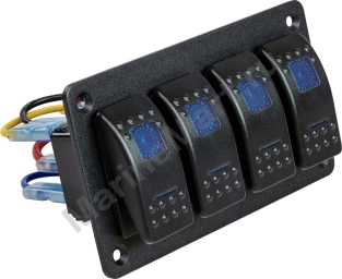 Панель бортового питания 4 переключателя MR4L2