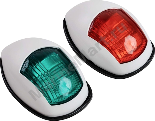 Огни ходовые светодиодные комплект, белый корпус, SeaFlo SFNL021PW03
