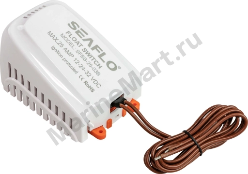 Автопереключатель поплавковый с защитным кожухом, 12 В, SeaFlo SFBS2503B
