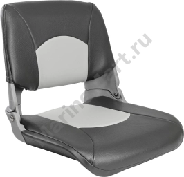Кресло складное мягкое SKIPPER, серый/темно-серый MR10060