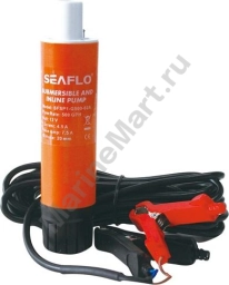 Погружной насос с крокодилами SeaFlo, 31.5л/мин, 4.5А, 12 В SFSP1G50002A