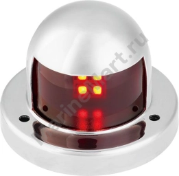Огонь ходовой светодиодный, нержавеющий корпус, красный 12 В, SeaFlo SFNL031LS03
