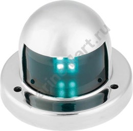 Огонь ходовой светодиодный, нержавеющий корпус, зеленый 12 В, SeaFlo SFNL031RS03