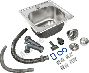 Мойка квадратная, 380х380х180 мм MRSSS03