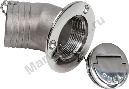 Горловина заливная угловая для бензина 50 мм, Marine Rocket BD060750Fuel_MR