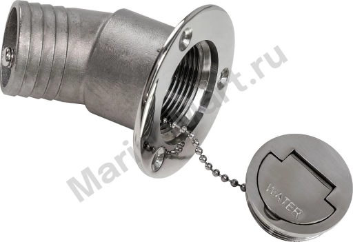 Горловина заливная угловая для воды 38 мм, Marine Rocket BD060738Water_MR