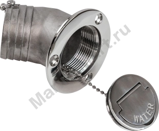 Горловина заливная угловая для воды 50 мм, Marine Rocket BD060750Water_MR